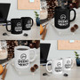 Black and White Ceramic Mug for Coffee and Tea Lover from Geekz Merch