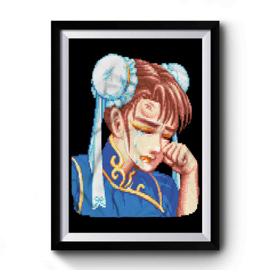 Street Fighter Ii Ryu Defeated Poster