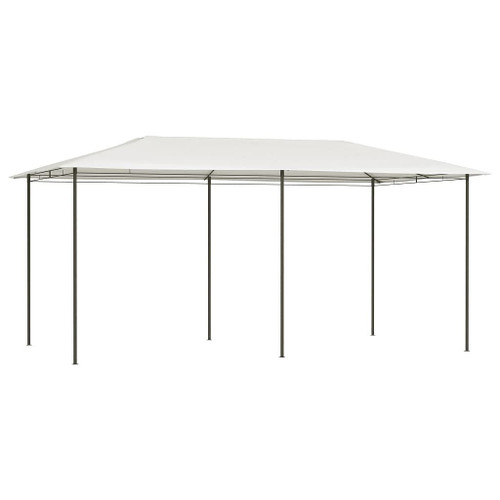  Gazebo Cream Fabric and Steel 9.8 x 17.4 ft Durable Gazebo A949-313620
