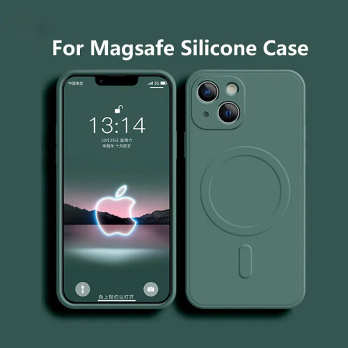 Size: for iphone13 Pro(6.1"), Material: Other, Color: Red - For Magsafe Magnetic Wireless Charging  F640-12000038652017697