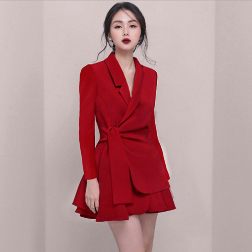 2021 Spring And Autumn European And American Women's Clothing Wholesale Elegant Slim Fit Q119-CJTZ1224294