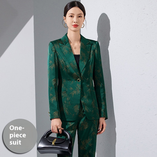 Color: Dark Green Coat, Size: XXXL - Temperament Commute Design Sense Niche Fashionable Suit Q119-CJYD220161706FU