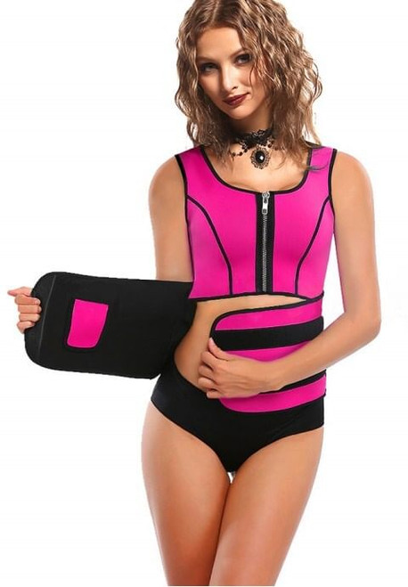 Front Zipper Velcro Neoprene Body Shaper Vest H721-BQ7727