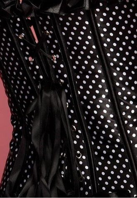 Strapless Polka Dot Corset H721-QM5205B-BFD