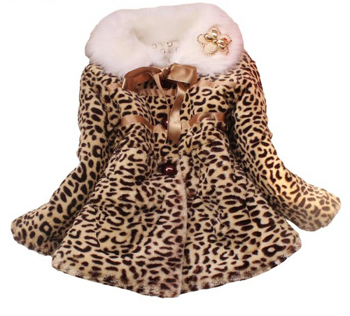 Leopard print cotton coat for girls Q119-CJWJNHNT01519