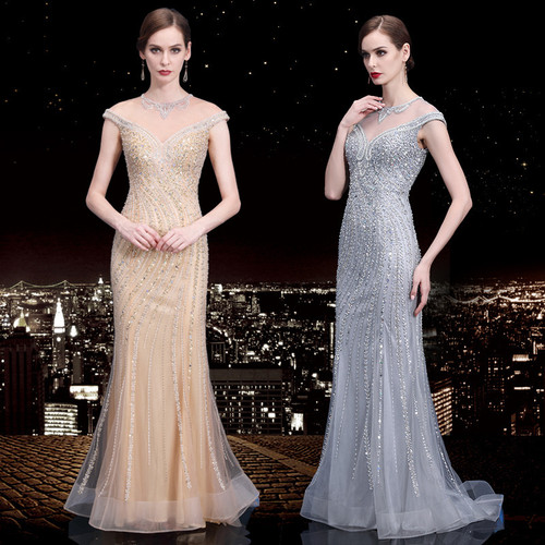 Elegant And Noble Banquet Welcome Dress Q119-CJLY1693842