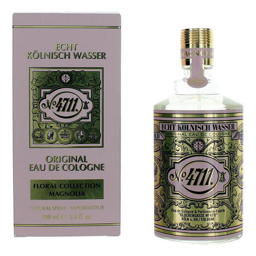 4711 Floral Collection Magnolia by 4711, 3.4 oz Eau De Cologne Spray for Unisex R654-au4711fcm34s