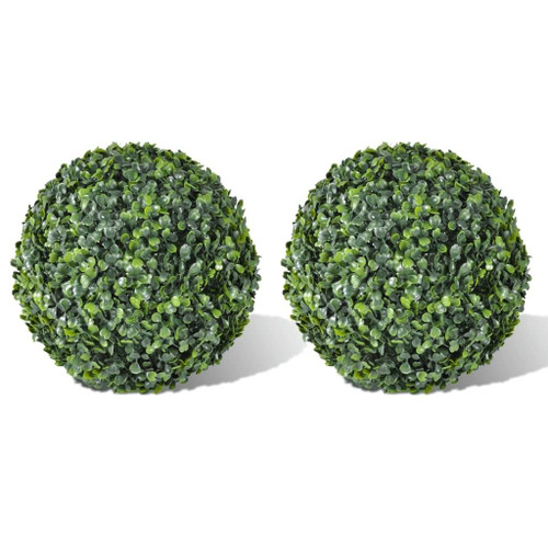 Artificial Plant Set of 2 Mixed green PVC 14 in diameter A949-40872