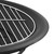  2-in-1 Fire Pit and BBQ with Poker 22"x22"x19.3" Steel A949-313350