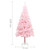  Artificial Christmas Tree Pink PVC 59 in A949-320997