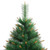  Artificial Hinged Christmas Tree Green and Yellow PVC, Metal A949-356752
