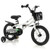 14 Inch Kids Bike with 2 Training Wheels for 3-5 Years Old-Black & White - Color: Black & White D681-TS10085WH-14