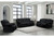 77" Black Manual Reclining Loveseat With Storage N270-561561