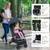 Lightweight Aluminium Frame Baby Stroller with Net-Blue - Color: Blue D681-BB5624NY