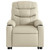  Stand up Massage Recliner Chair Cream Faux Leather A949-3206910