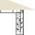 Gazebo with Mosquito Net 13.1'x9.8'x9' Cream 0.6 oz/ft A949-47970