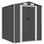  Garden Shed Anthracite Galvanized Steel Large Garden Shed A949-3147449