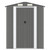  Garden Shed Light grey Galvanized steel Large Garden Shed A949-3147446