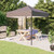  Party Tent Taupe 210D Oxford Fabric with Silver Coating A949-93498