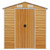  Garden Shed Light Brown Galvanized Steel Large Garden Shed A949-3188276