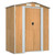  Garden Shed Light brown Galvanized steel 75.6x42.5x87.8 in A949-319275