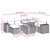  Garden Sofa Set Beige PE Rattan, Powder-coated Steel, Tempered Glass A949-3275318