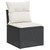  Garden Sofa Set Black, Cream White A949-3220605