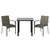  Garden Dining Set Black and Grey A949-3185137