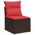  7 Piece Patio Sofa Set with Cushions Brown Poly Rattan A949-3267314