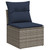  10 Piece Patio Sofa Set with Cushions Gray Poly Rattan A949-3220710