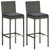  Garden Bar Set Grey Poly rattan Medium Durable Garden Bar Set A949-3064857