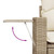 Garden Sofa Set Beige PE Rattan, Powder-coated Steel, Tempered Glass A949-3268098