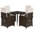  Garden Dining Set Brown A949-3212331
