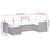  6 Piece Patio Sofa Set with Cushions Brown Poly Rattan A949-3219254