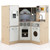Kids Corner Wooden Kitchen Playset with Cookware Accessories B593-TP10063