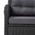  Dining Set Black PE rattan 7 Piece Removable Covers A949-3059479