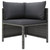  Garden Lounge Set Grey Poly Rattan Modular Garden Lounge Set A949-3059755