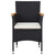  Dining Set Black and Brown A949-3058314