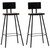  Bar Set Multicolor Solid reclaimed wood and powder-coated steel A949-245394