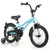 16-Inch Kids Bike for 4-7 Years Old Children Bicycle with Training Wheels - Color: Blue - Size: 16  D681-TS10243BL-16