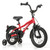 14 Inch Kids Bike Adjustable Bicycle with Reflectors and Bell for 3-5 Years Old - Color: Red - Size D681-TS10243RE-14