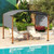 10 x 12 FT Outdoor Retractable Pergola with Retractable Canopy for Patio-Beige B593-NP11859