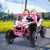 2-Seater Kids Ride on UTV with 2.4G Remote Control for over 3 Years Old Children-Pink - Color: Pink D681-TQ10237US-PI+