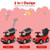 3 in 1 Ride on Push Car Toddler Stroller Sliding Car with Music-Black B593-TY327904