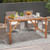67 Inch Patio Rectangle Acacia Wood Dining Table with Umbrella Hole B593-HW70894