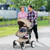 Folding Aluminum Infant Reversible Stroller with Diaper Bag-Gray B593-BC10054