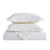 Queen size Ivory White Velvet Microfiber Polyester Reversible 3-Piece Quilt Set Q280-QNIVRS29361478