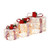 Set of 3 Christmas Lighted Gift Boxes Decorations with Red Bowknots - Color: Red & White D681-CM23881