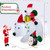 7 Feet Inflatable Santa Claus Riding Bear with Penguin Gift Bags and Gift Box B593-TT10019US