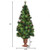 LED Christmas Tree with Red Berries Pine Cones-5ft - Color: Green - Size: 5 ft D681-CM20676